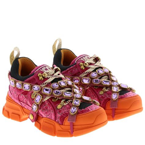 gucci jewel sneakers|Gucci bedazzled sneakers.